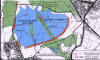 A map of the proposed reservoir