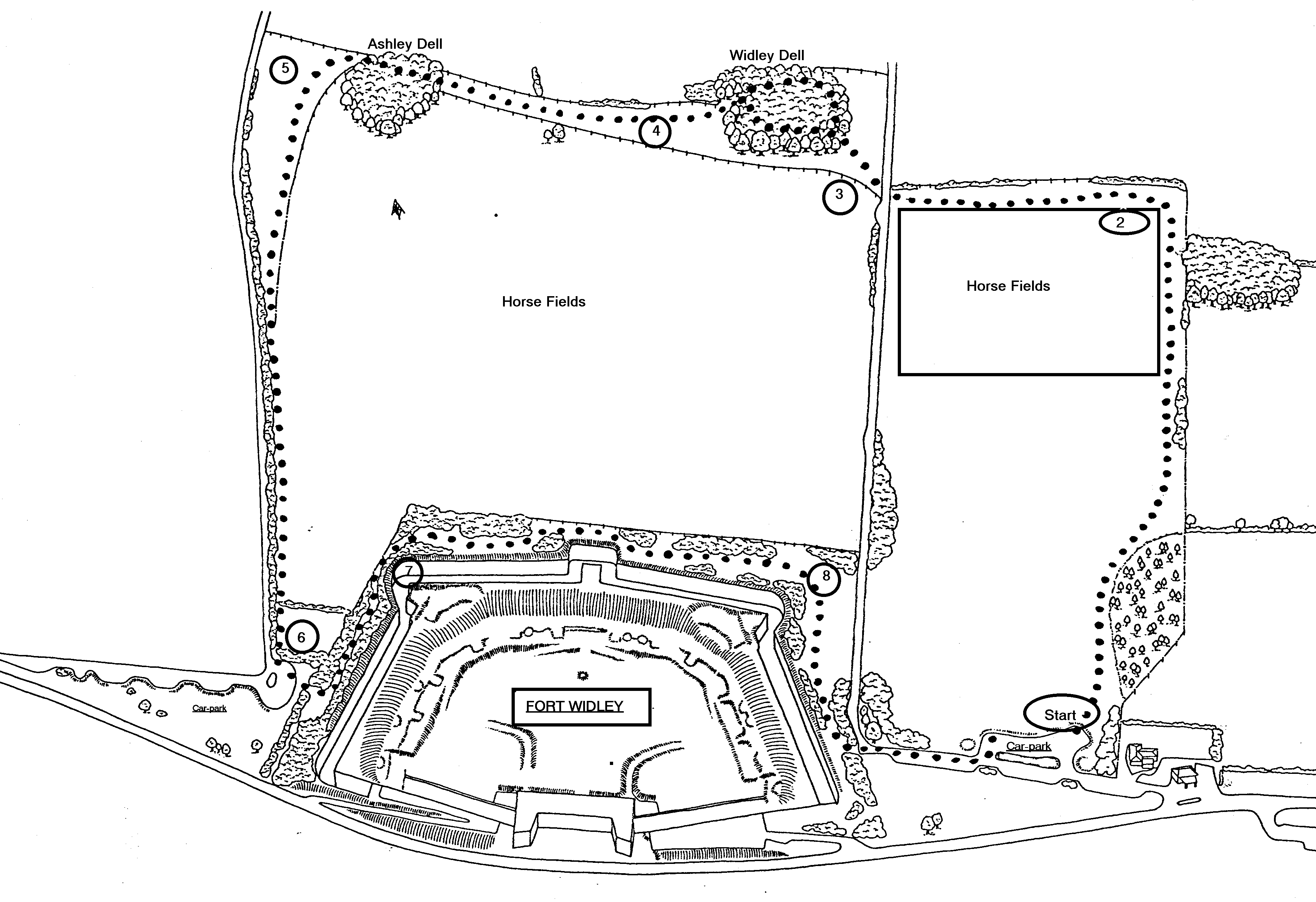 Map of the Nature Trail